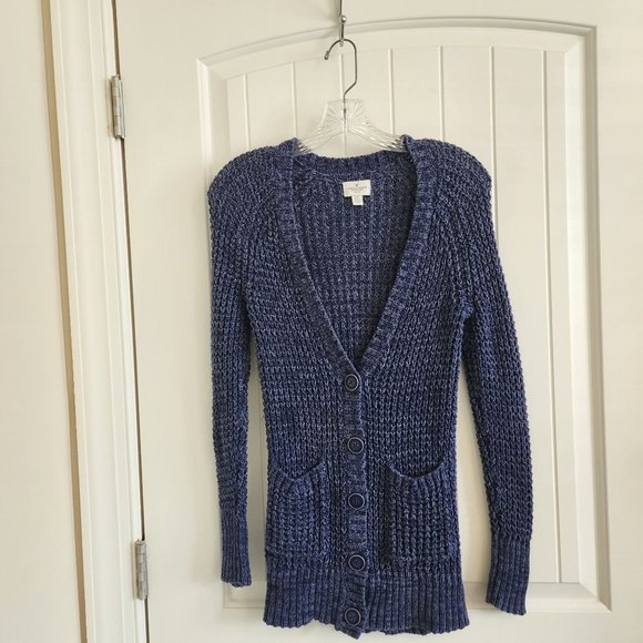 American Eagle Outfitters Women knit Sweater Blue Size S/P - Picture 11 of 15